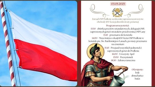 100-lecie OSP Podlesie – wielkie święto już 3 maja
