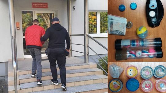 36-latek zatrzymany w Kędzierzynie-Koźlu miał pół kilograma narkotyków
