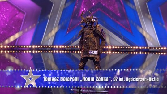 37-letni Tomasz Bojarski „Ronin Żabka” z Kędzierzyna-Koźla wystąpił w "Mam Talent!"