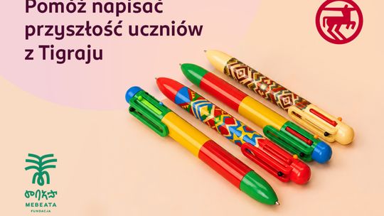 50 tys. długopisów na budowę szkoły w Tigraju