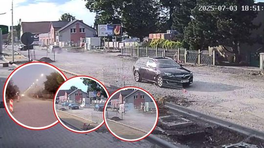 A gdy nie ma drogowców, na Wyspiańskiego zaczyna się rajd. Tumany kurzu unoszą się w powietrzu