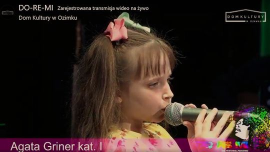 Agatka z Zakrzowa wygrała "Do Re Mi". Udany występ ośmiolatki w Ozimku