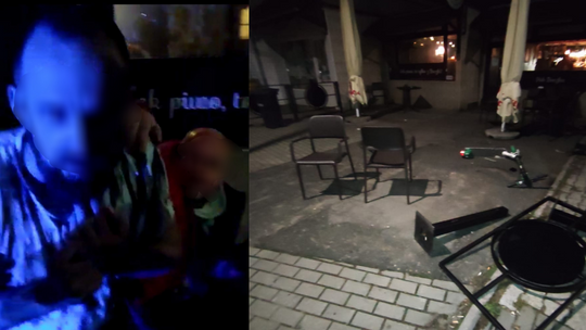 Awantura i demolka w pubie w Kędzierzynie. W akcji były policjant