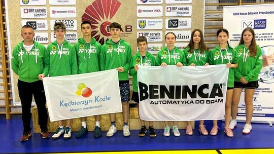 Badmintoniści z Kędzierzyna-Koźla zdobyli 7 medali w mistrzostwach Polski