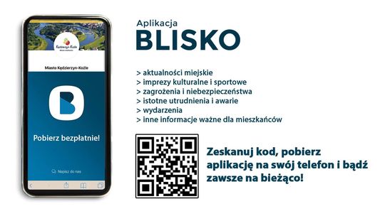 Bezpłatna aplikacja "Blisko" na smartfony