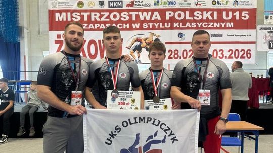 Brązowy dublet zapaśników Olimpijczyka w mistrzostwach Polski Brązowy dublet zapaśników Olimpijczyka w mistrzostwach Polski