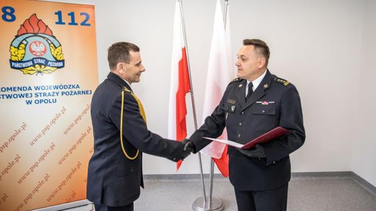 Brygadier Piotr Dudek oficjalnie Komendantem Powiatowym PSP w Kędzierzynie-Koźlu