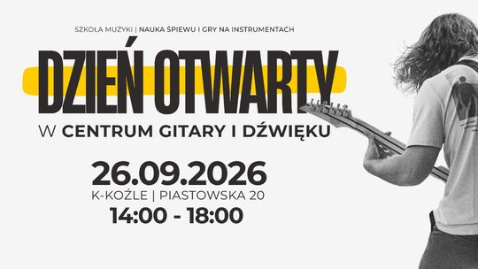 Chcesz rozpocząć naukę gry na instrumencie? Przyjdź na dzień otwarty Centrum Gitary i Dźwięku