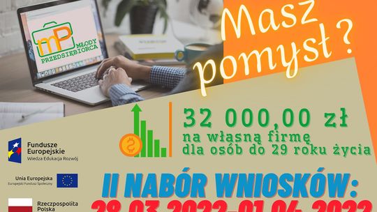 Coś dla przedsiębiorczych. Nawet 32 000 zł na założenie własnego biznesu