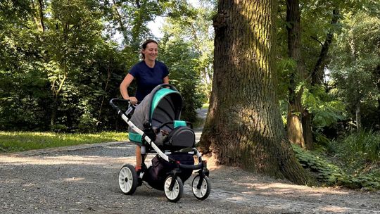 Czterotygodniowa Zosia pokonała z mamą połówkę parkrunu! ZDJĘCIA