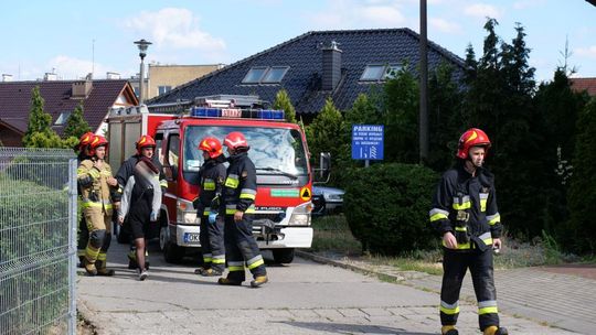 Czujka tlenku węgla zawyła w bloku przy ulicy Chopina