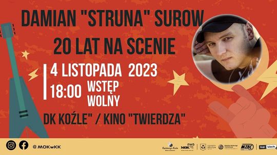 Damian „Struna” Surow. 20 lat na scenie. Koncert jubileuszowy