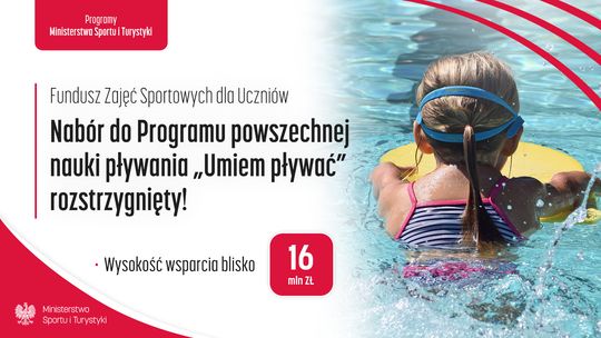 Dodatkowe zajęcia pływackie dla dzieci z gminy Cisek