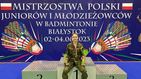 Dominika Kwaśnik mistrzynią Polski młodzieżowców w badmintonie!