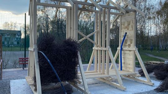 Druga tężnia solankowa na os. Piastów już w budowie. ZDJĘCIA Druga tężnia solankowa na os. Piastów już w budowie. ZDJĘCIA