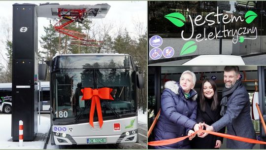 Dwa nowe autobusy elektryczne i pierwsze pantografy w mieście. ZDJĘCIA