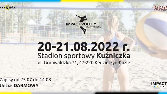 Dwudniowy turniej siatkówki plażowej „Impact volley”