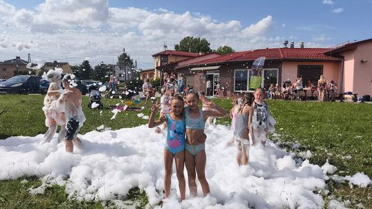 Działo się w Łanach! Zabawa w pianie to była wielka frajda. ZDJĘCIA