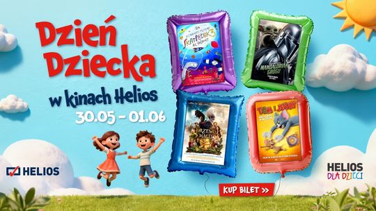 Dzień Dziecka w kinie Helios. Seanse specjalne z konkursami