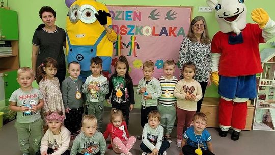 Dzień przedszkolaka z koziołkiem ZAKSY w PP nr 17 w Kłodnicy. ZDJĘCIA
