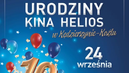 Dziesiąte urodziny kina Helios w Kędzierzynie-Koźlu!