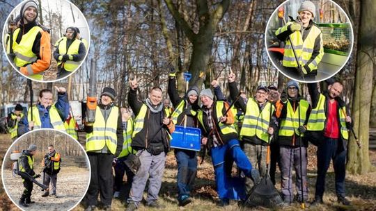 Ekipa ZAZ w akcji! Wysprzątała park Lotników. ZDJĘCIA