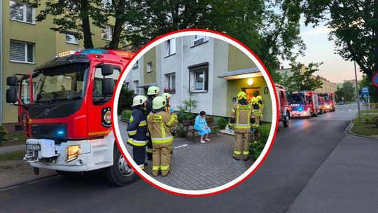 Ewakuacja mieszkańców bloku przy ul. Wojska Polskiego. Lokatorzy wyczuli gaz. ZDJĘCIA