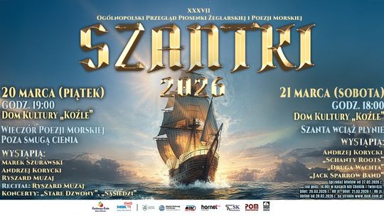 Festiwal „Szantki 2026” wraca z legendami sceny