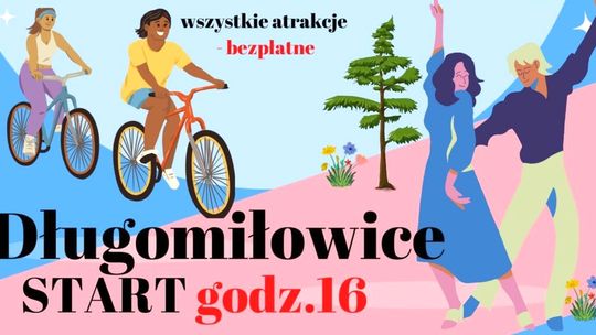Festyn integracyjny przy ścieżce rowerowej w Długomiłowicach