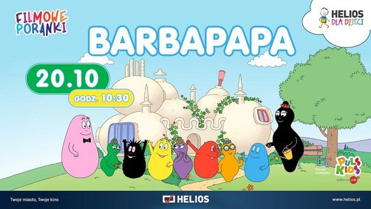 Filmowe poranki w Heliosie. Seans bajek "Barbapapa"