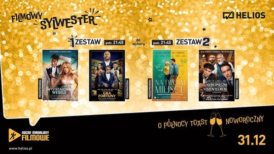 Filmowy sylwester w kinie Helios w Kędzierzynie-Koźlu