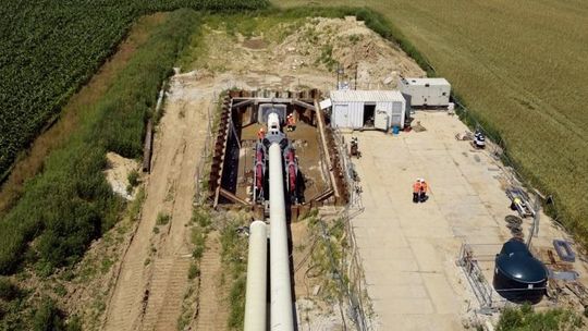 GAZ-SYSTEM zakończył budowę kolejnego odcinka Korytarza Północ-Południe