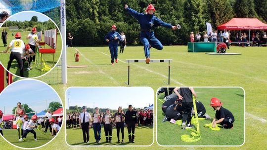 Gminne zawody sportowo-pożarnicze w Łanach. ZDJĘCIA