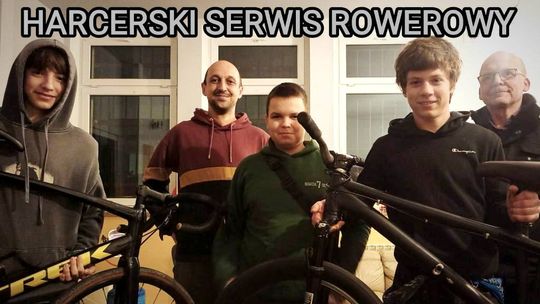 Harcerze przywracają do życia zdezelowane rowery Harcerze przywracają do życia zdezelowane rowery