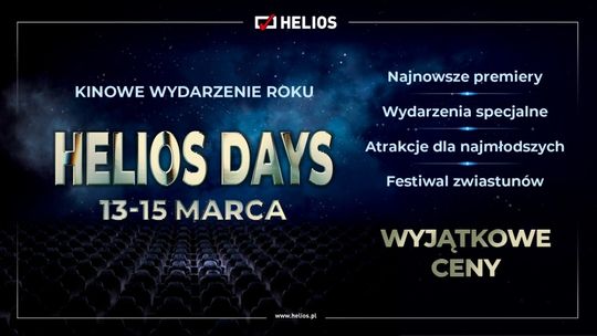 Helios Days w Kędzierzynie-Koźlu. Trzy dni filmowych emocji