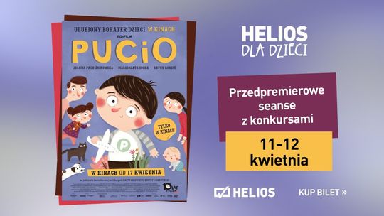 Helios dla dzieci: "Pucio" - przedpremierowe seanse z konkursami