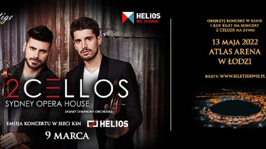 Helios na scenie. Koncert 2Cellos at Sydney Opera House