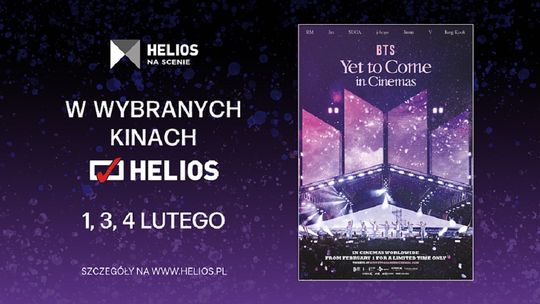 Helios na scenie. Koncert BTS: Yet to Come in Cinemas