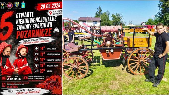 Historyczny sprzęt i sportowe emocje w Przewozie już w sobotę
