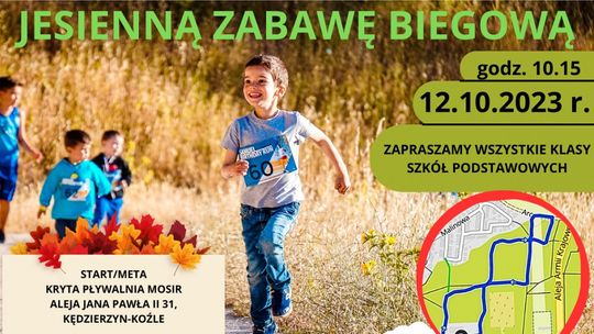 Jesienna zabawa biegowa dla dzieci w Kędzierzynie-Koźlu