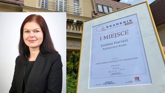 Joanna Hariasz z tytułem najlepszego skarbnika w kraju