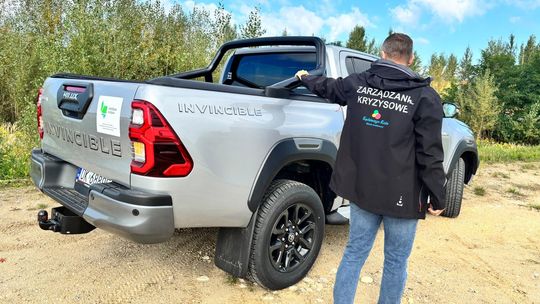 Kędzierzyn-Koźle ma nowe auto do zadań specjalnych. Hilux za 250 tys. zł trafił do urzędu