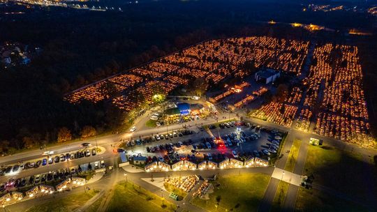 Kędzierzyńsko-kozielskie nekropolie z lotu ptaka. ZDJĘCIA