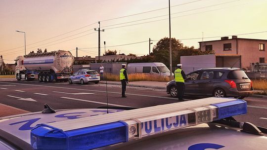 Kierowca ciężarówki podczas kontroli wydmuchał pół promila