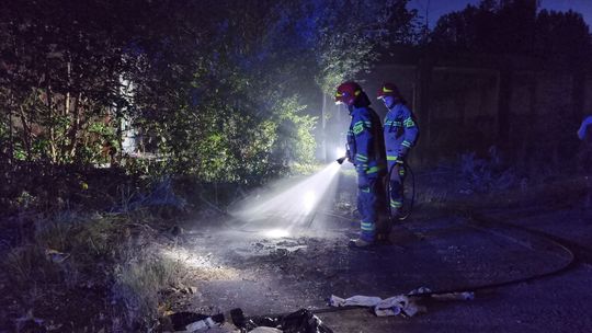 Kolejny pożar na terenie dawnej jednostki wojskowej
