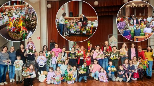 Konkurs ozdób wielkanocnych w Domu Kultury w Bierawie. ZDJĘCIA