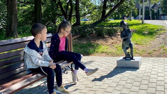 Koziołek z armatą na kozielskim osiedlu Południe. ZDJĘCIA Koziołek z armatą na kozielskim osiedlu Południe. ZDJĘCIA