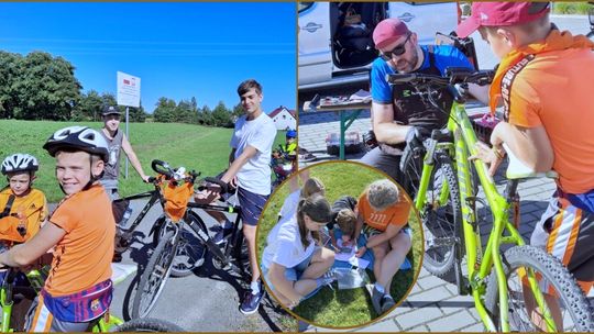 Książki, rowery i świetna zabawa. "Odjazdowy Bibliotekarz" w gminie Bierawa. ZDJĘCIA