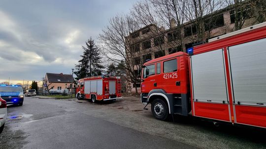 Ktoś opalał kable. Mieszkańcy myśleli, że to pożar