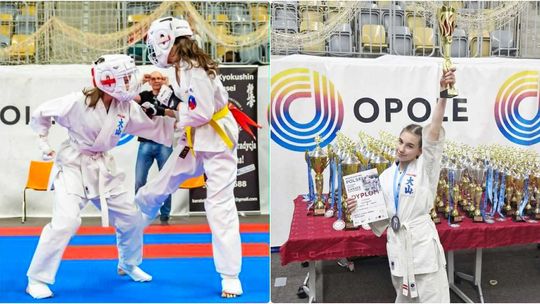 Laura Paczuła wicemistrzynią Polski w karate kontaktowym. ZDJĘCIA
